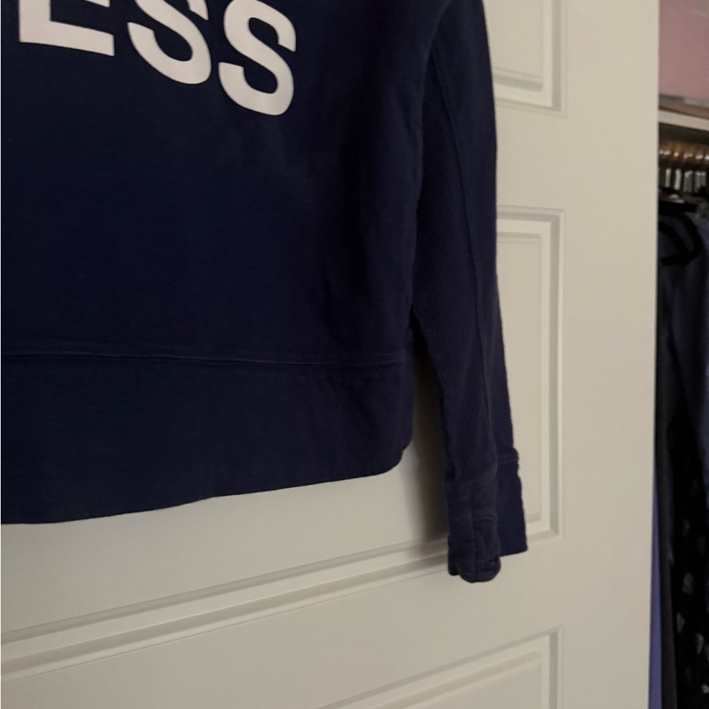 Athleta Girl size L/12 long sleeve sweatshirt. Find your Kindness - Picture 3 of 7